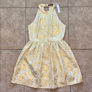 Ark & Co Light Gold High Neck Dress